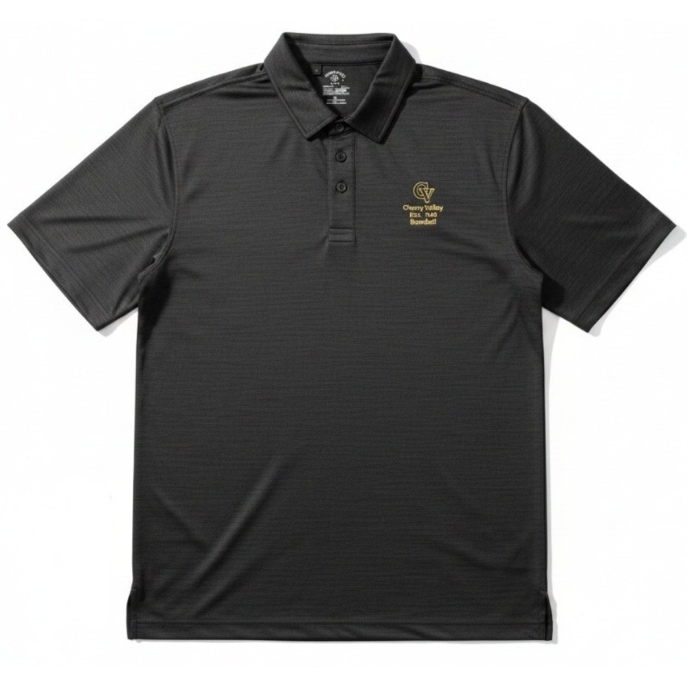 Monterey Club Dry Swing Polo Shirt Mens XL Black NWT Golf Cherry Valley Baseball
